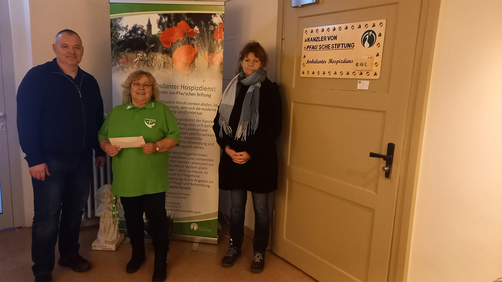 Spendenübergabe im Lutzestift Köthen