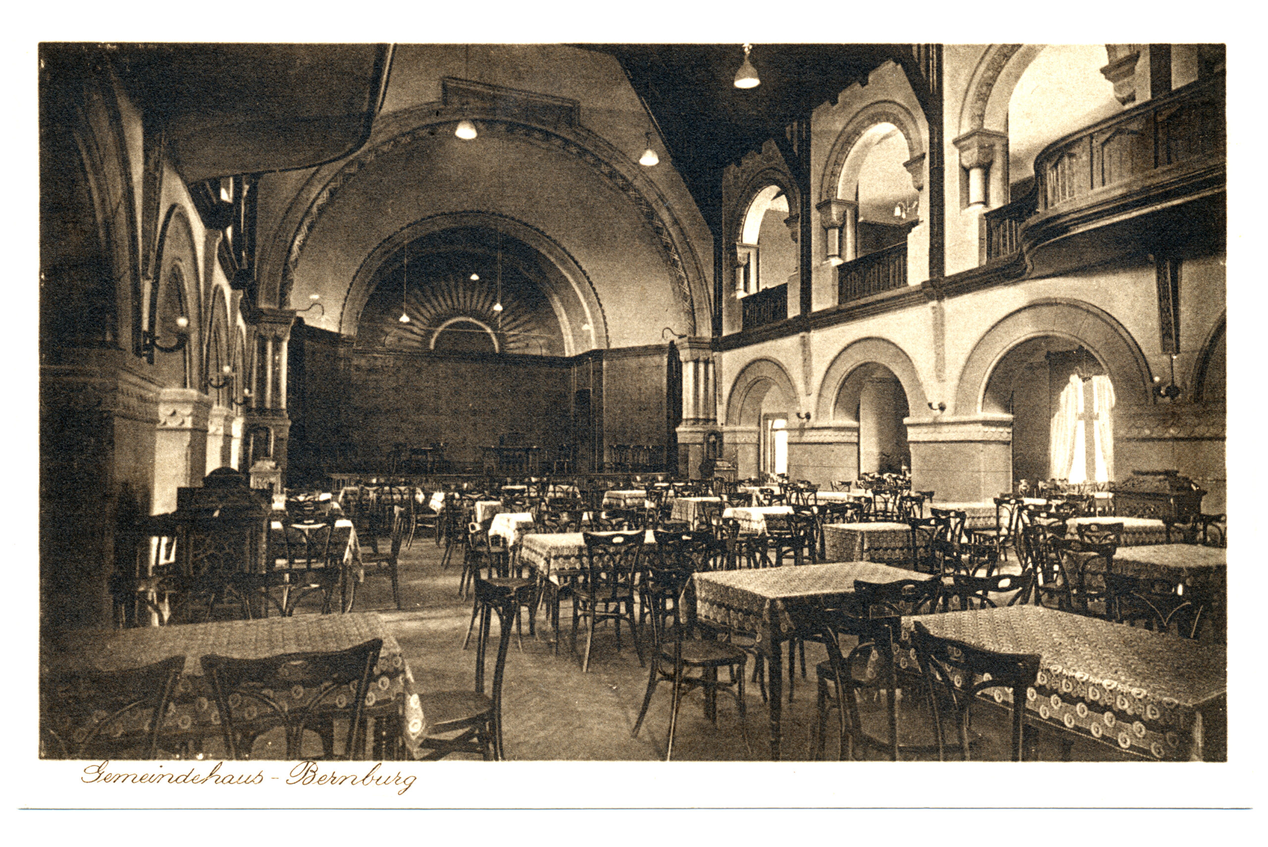 Gemeindehaus Bernburg, historische Aufnahme