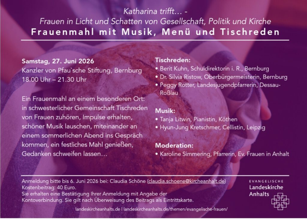 Plakat zur Veranstltung mit allen Informationen