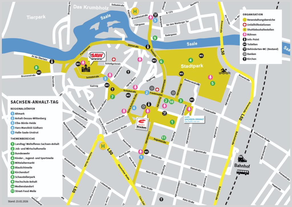 Lageplan Sachsen-Anhalt-Tag 2026