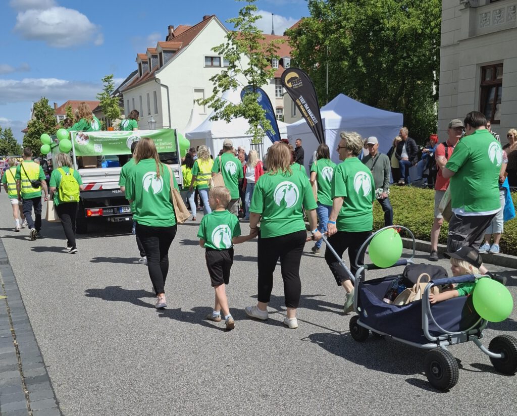 Unsere Laufgruppe zum Sachsen-Anhalt-Tag 2026 in Bernburg.
