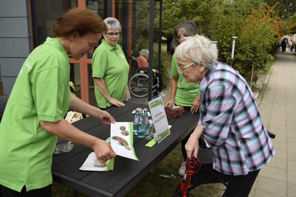 Stand des Ambulanten Hospizdienstes